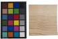 Preview: Esche Braunkern (Olivesche) Furnier mit Farbreferenz-Karte