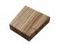 Preview: Zebrano- Schnittholz- (0,00042m³, 1Stk. x 10cm x 14cm x 3cm)