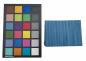 Preview: Tulipier, blau gefärbtes -Furnier (0,6mm) - 0,34m² (34Stk. x 8cm x 12,5cm)