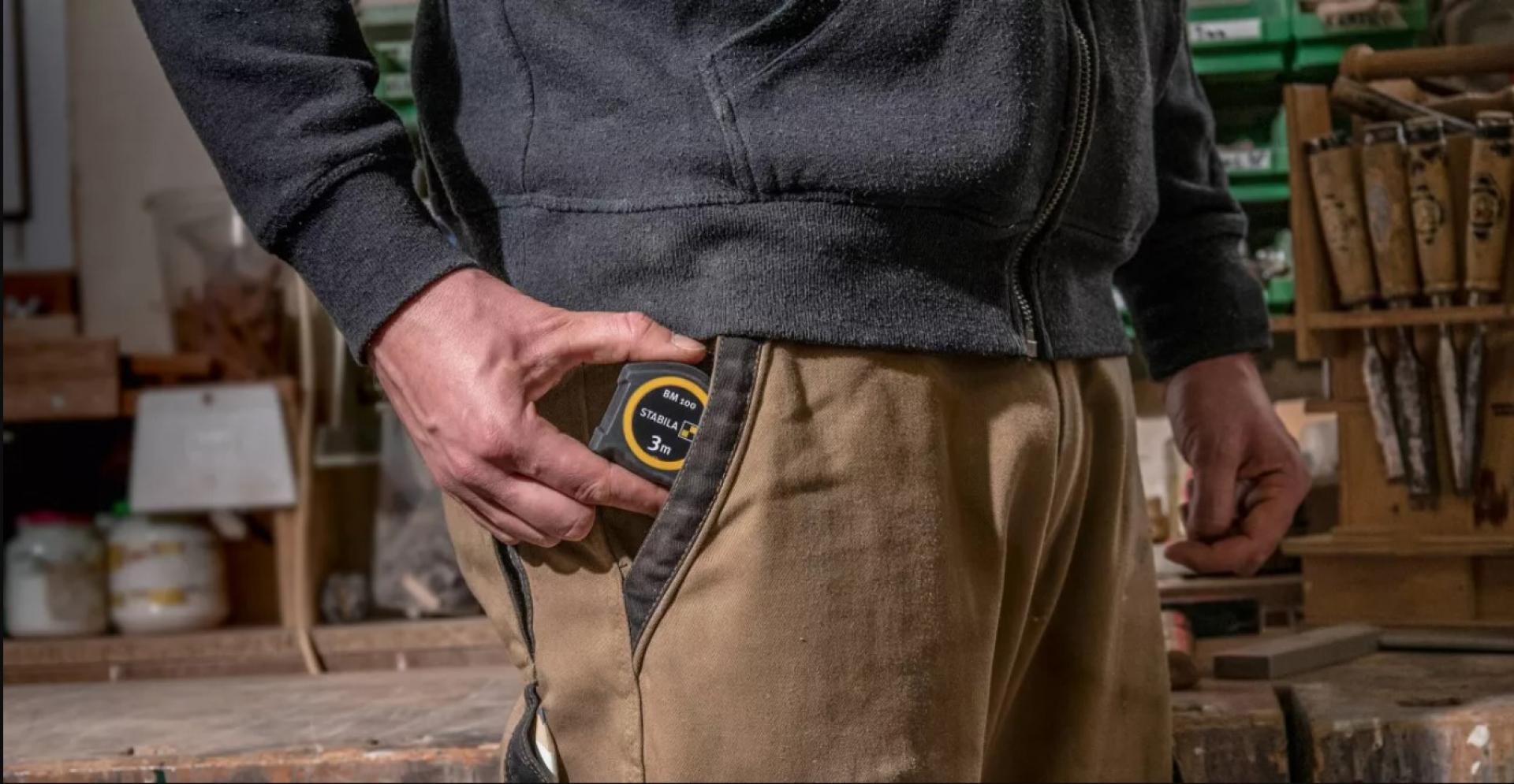 Pocket Tape Measure - STABILA BM 100 - 3m - Application Example