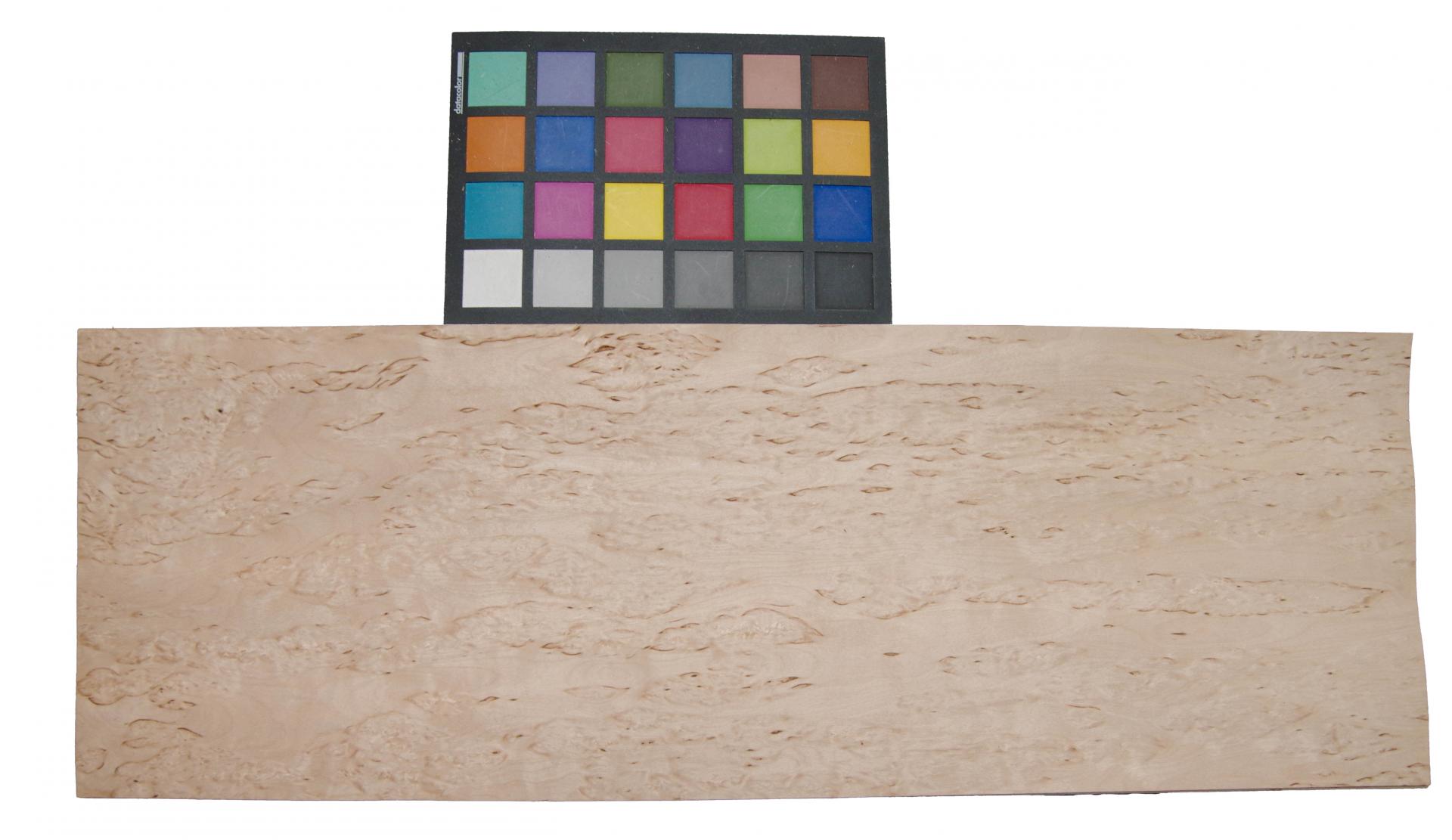 Birke Maser -Furnier (0,6mm) - 0,58m² (5Stk. x 58cm x 20cm)