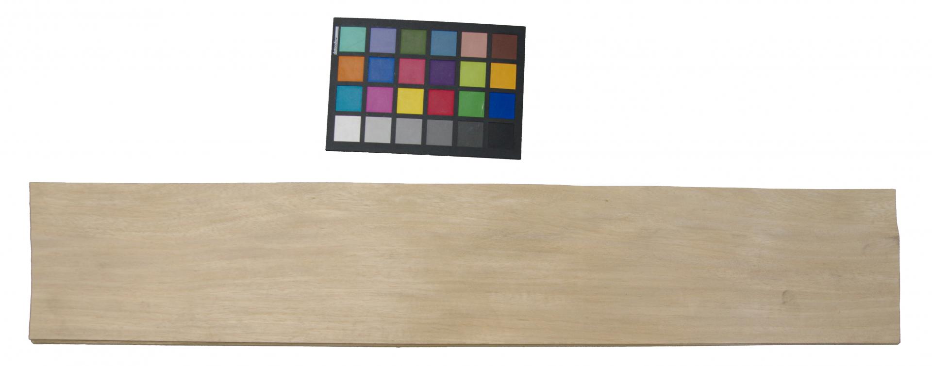 Limba, - veneer (0,6mm) - 1,55m² (12pcs. x 86cm x 15cm)