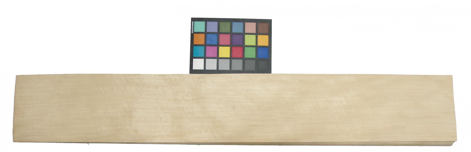Limba -Furnier (0,6mm) - 5,21m² (32Stk. x 105cm x 15,5cm)
