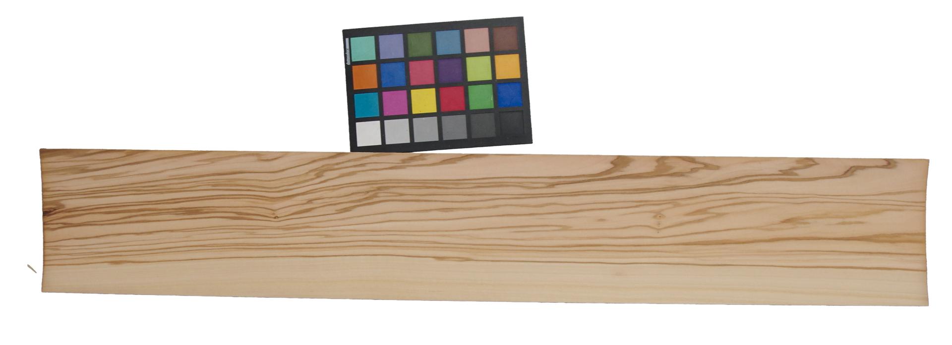 Olivenbaum -Furnier (0,6mm) - 3,53m² (24Stk. x 95cm x 15,5cm)