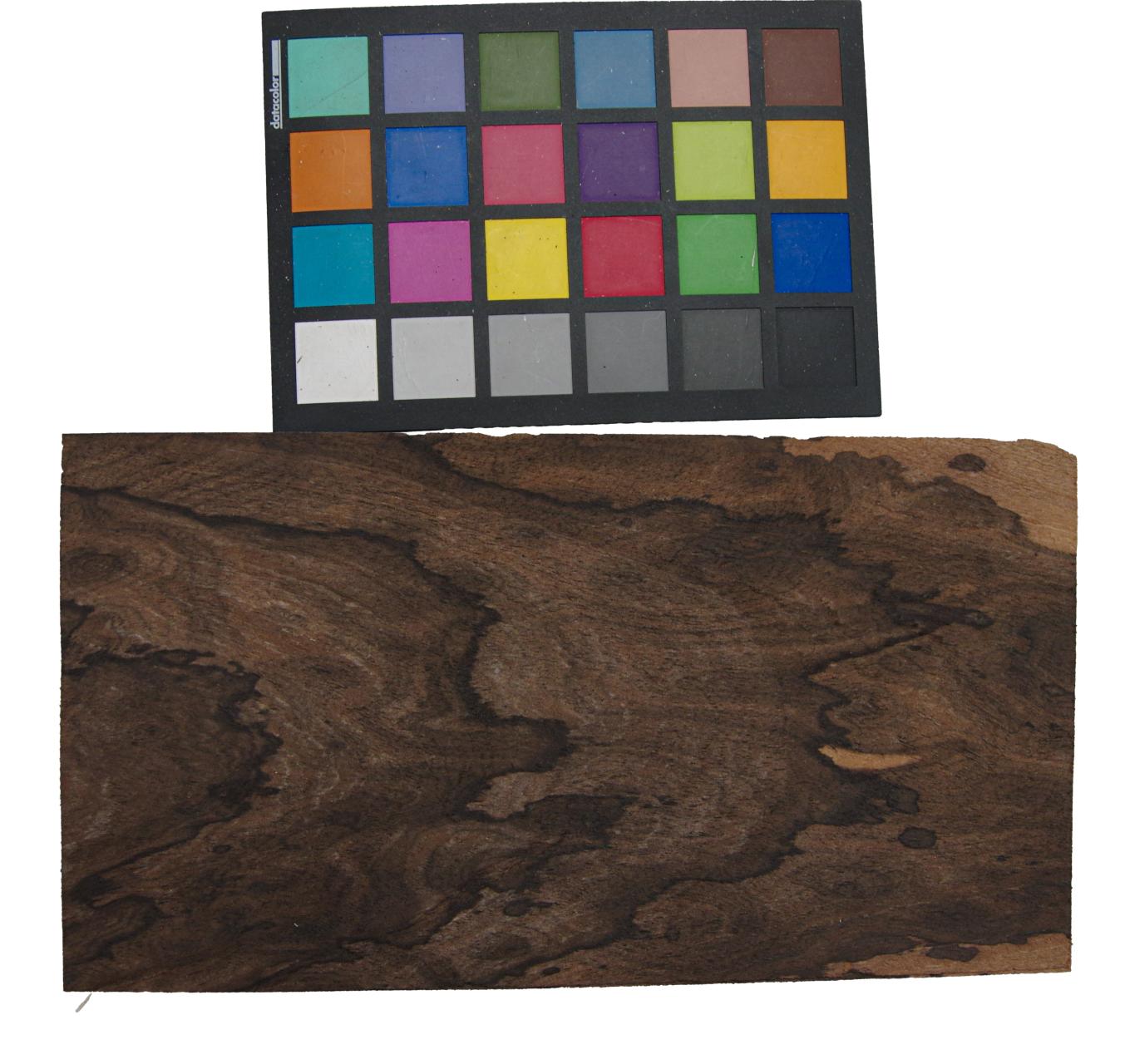 Ziricote -Furnier (0,6mm) - 0,69m² (13Stk. x 31cm x 17cm)