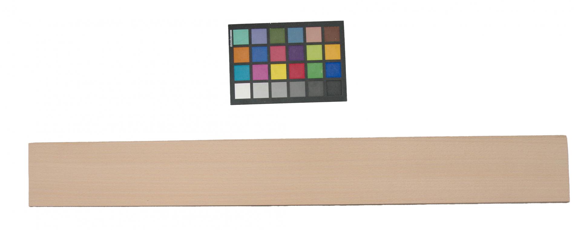 Beech, - veneer (0,6mm) - 2,08m² (22pcs. x 90cm x 10,5cm)