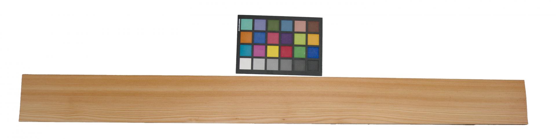 Larch, - veneer (1mm) - 2,3m² (20pcs. x 115cm x 10cm)