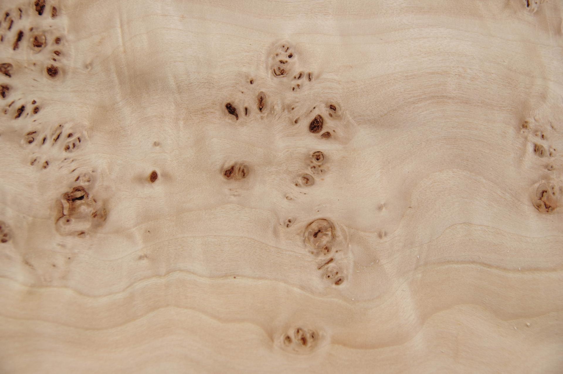 Pappel Maser (Mapa) -Furnier (0,6mm) - 1,08m² (24Stk. x 30cm x 15cm)