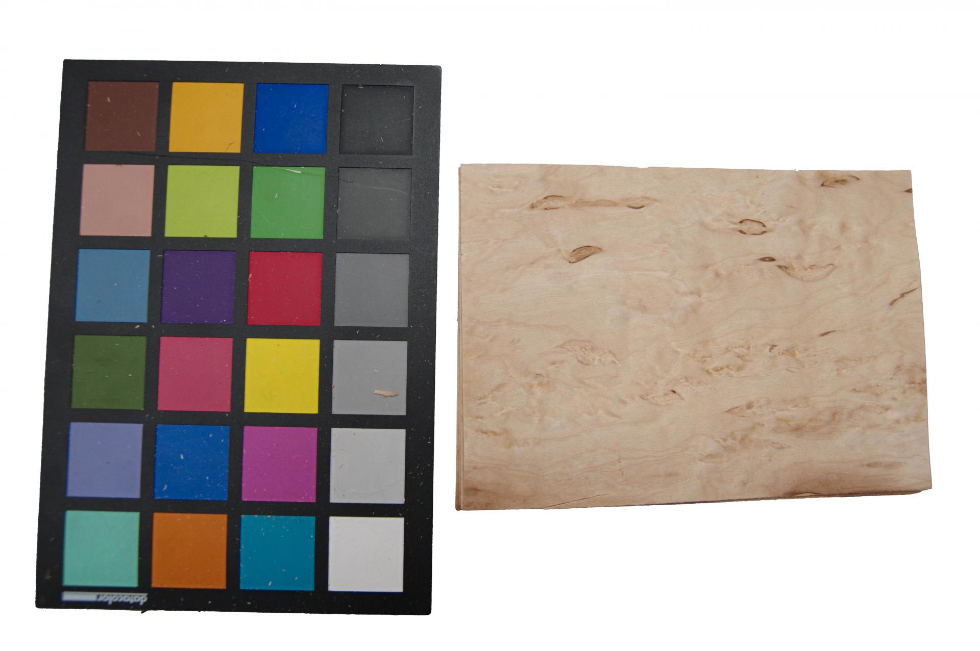 Birke Maser -Furnier (0,6mm) - 0,09m² (5Stk. x 16cm x 11cm)