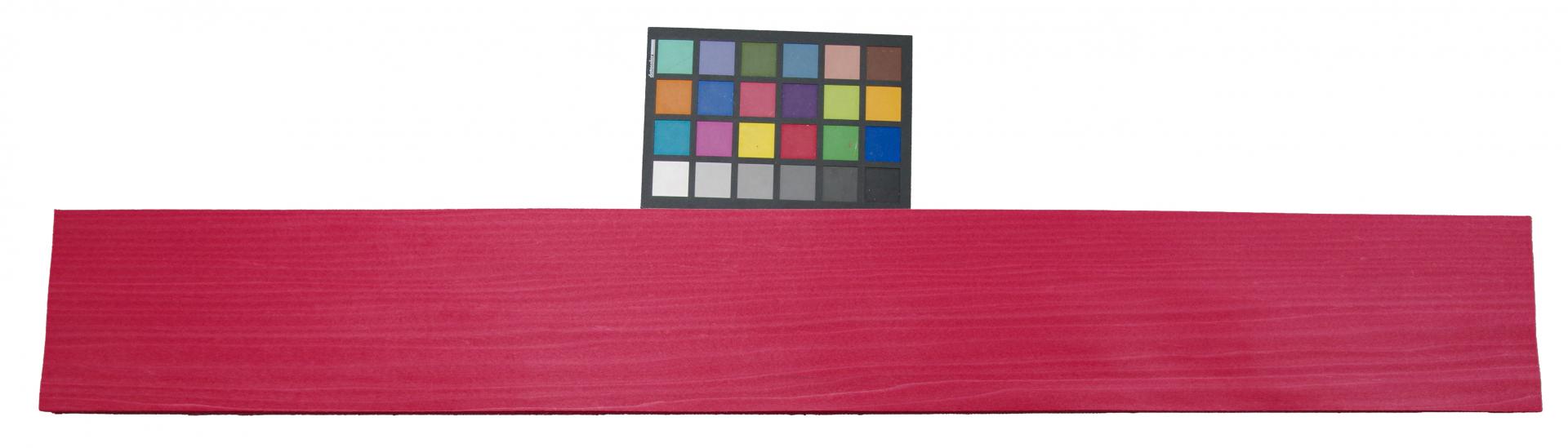 Tulipier, rot gefärbtes -Furnier (0,6mm) - 0,15m² (1Stk. x 105cm x 14cm)