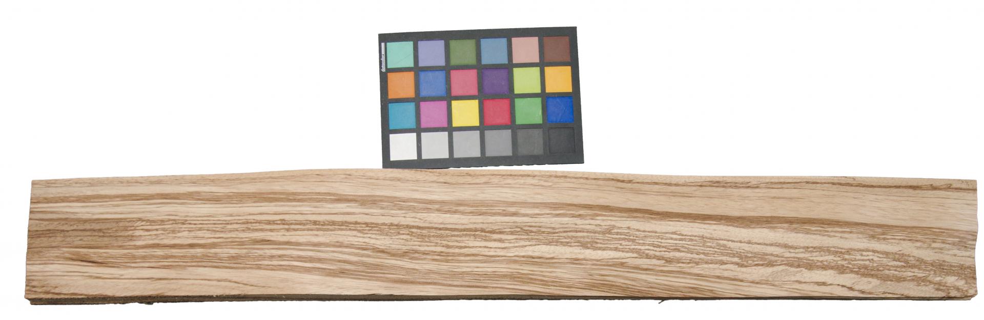 Zebrano -Furnier (0,6mm) - 2,38m² (24Stk. x 90cm x 11cm)