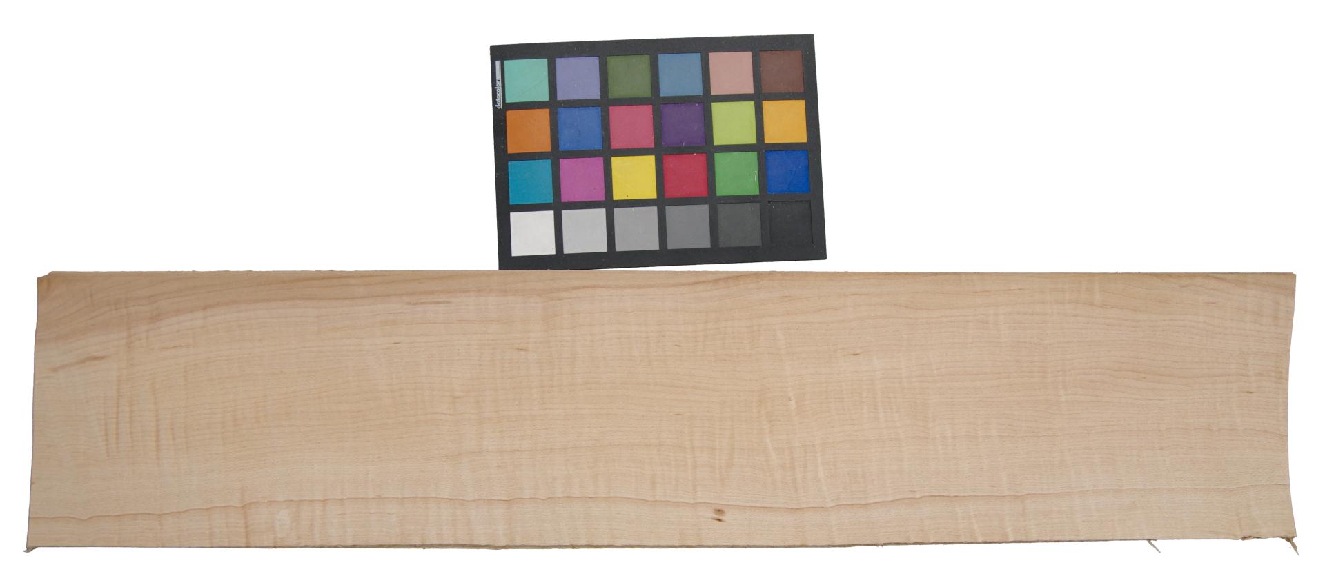 Figured Hard Maple, - veneer (0,6mm) - 2,56m² (22pcs. x 75cm x 15,5cm)