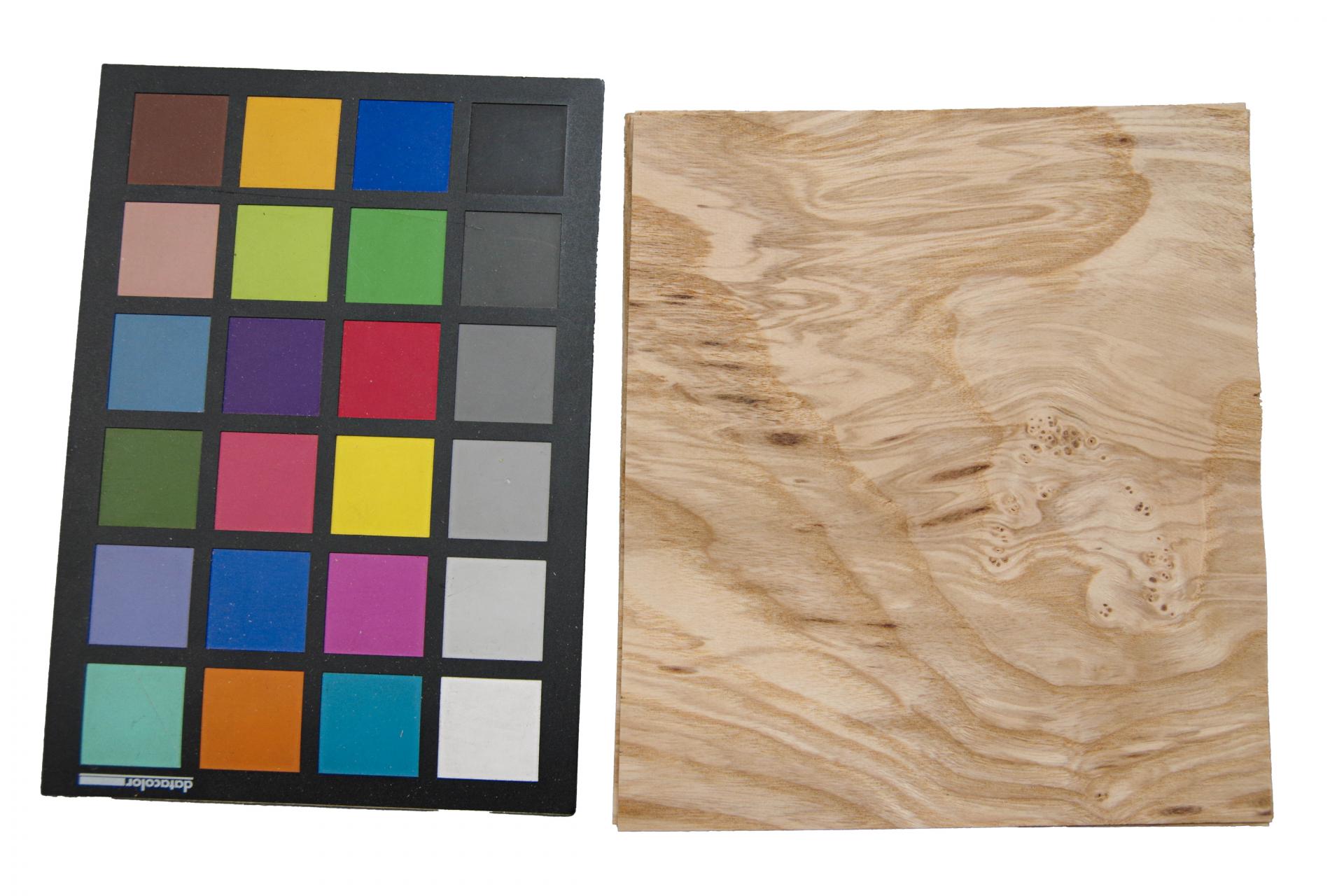 Esche Maser; oliv -Furnier (0,6mm) - 0,35m² (12Stk. x 16cm x 18cm)