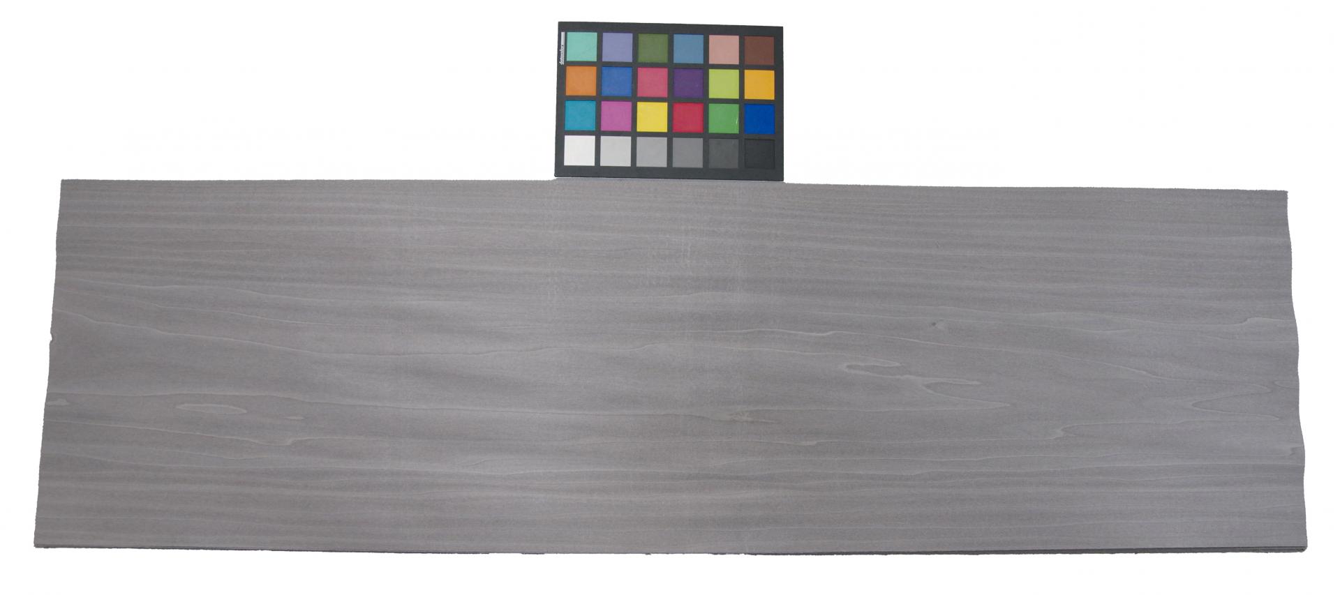 Tulipier, silber grau gefärbtes -Furnier (0,6mm) - 6,62m² (21Stk. x 105cm x 30cm)