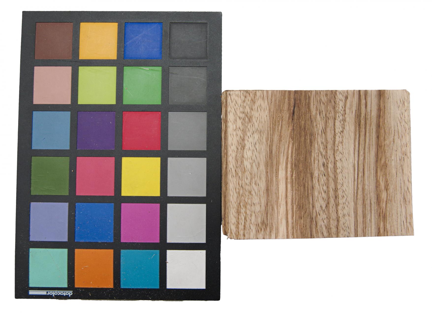 Zebrano -Furnier (0,6mm) - 0,22m² (22Stk. x 9cm x 11cm)