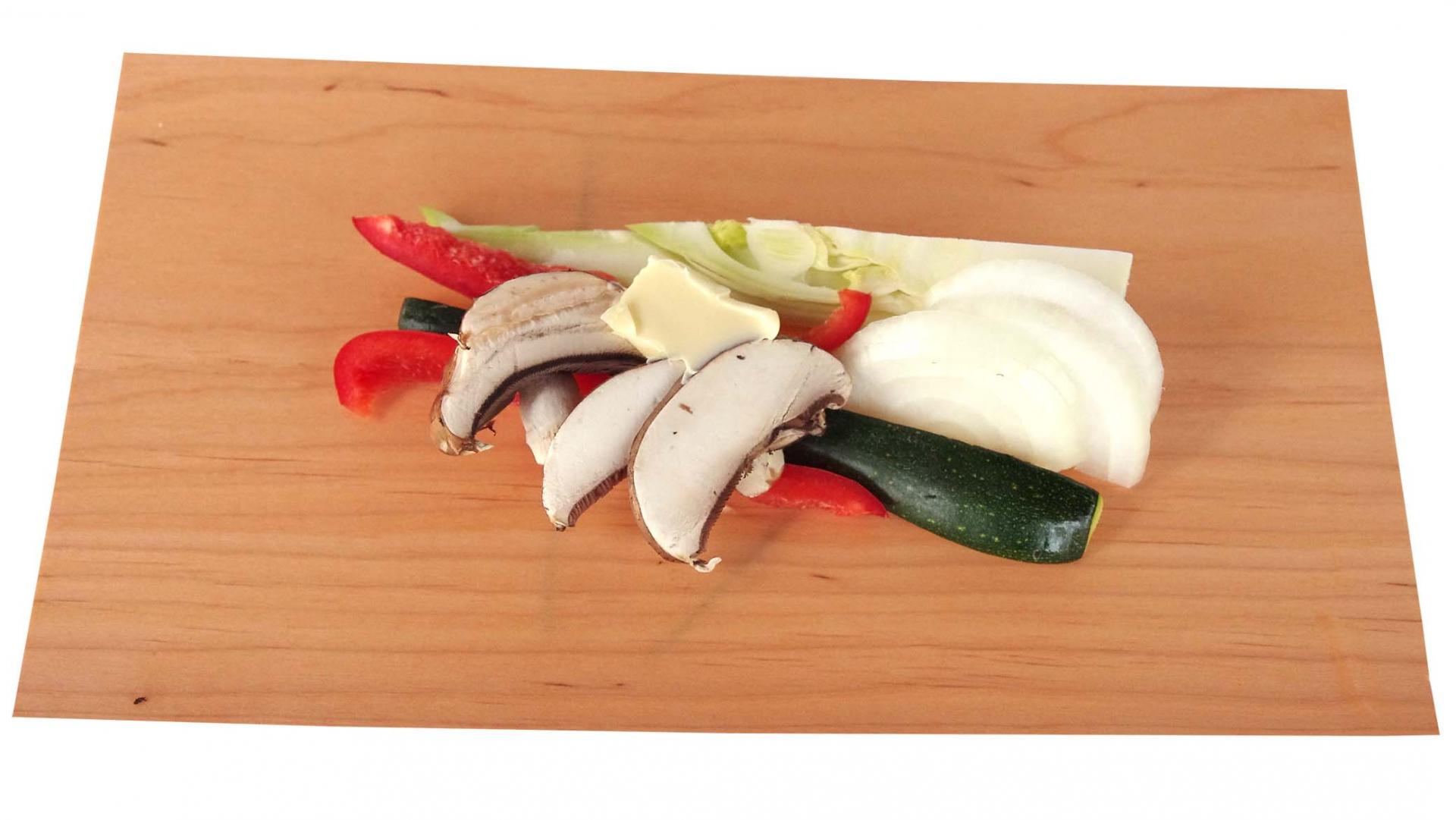 Erle Grill-Räucherfurnier 12 Blatt 29 x 15