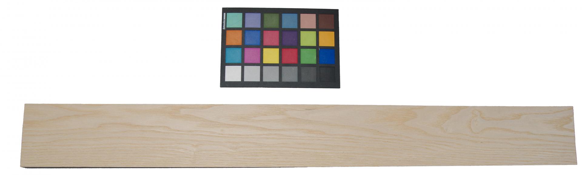 White Ash, - veneer (1,4mm) - 1,01m² (12pcs. x 89cm x 9,5cm)