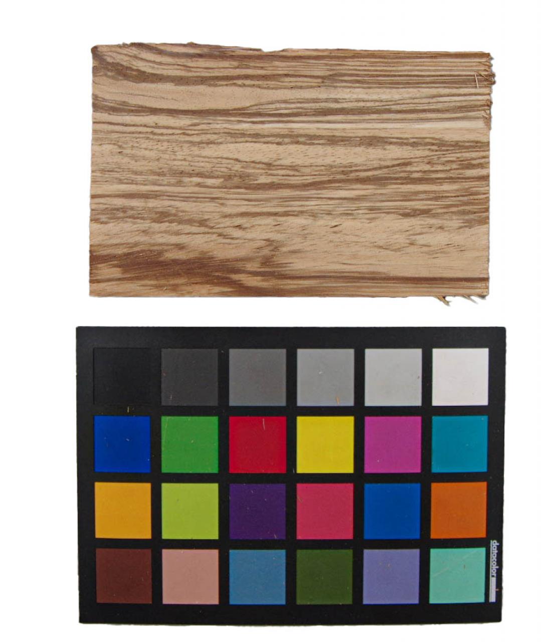 Zebrano- Schnittholz- (0,00056m³, 1Stk. x 16cm x 10cm x 3,5cm)