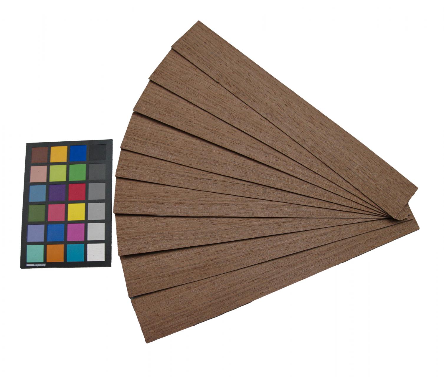 Wenge, - veneer (1,4mm) - 0,23m² (9pcs. x 43cm x 6cm)