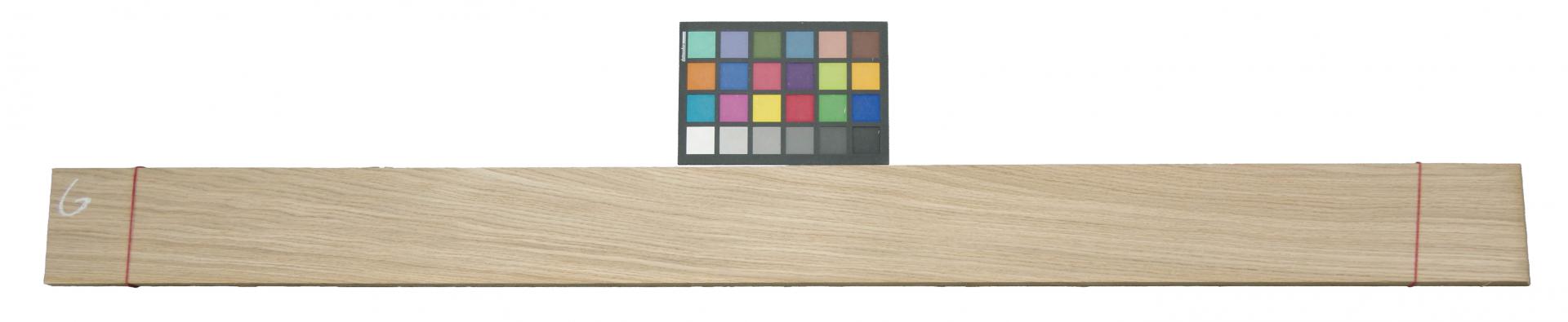 Eiche, europäische -Furnier (0,9mm) - 2,28m² (16Stk. x 136cm x 10,5cm)