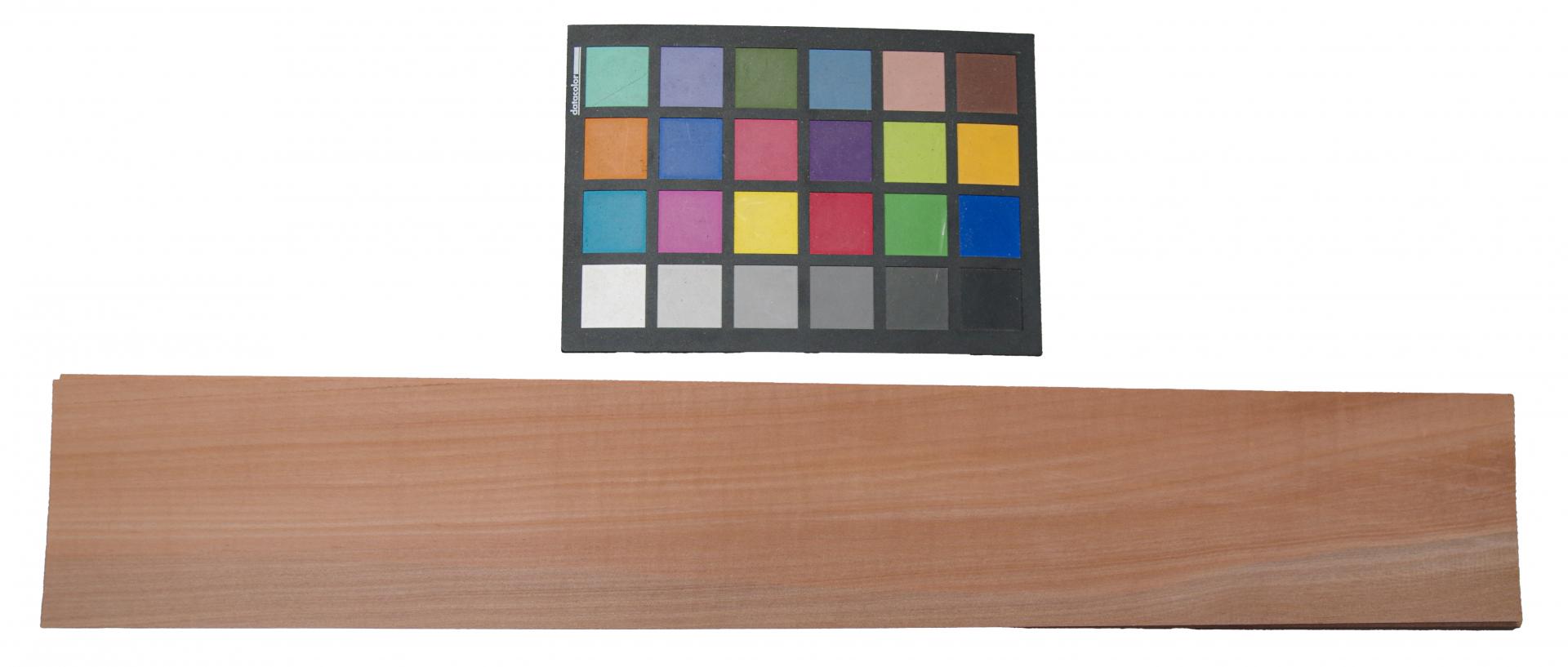 Elsbeere (schweizer Birnbaum) -Furnier (2mm) - 0,41m² (8Stk. x 57cm x 9cm)