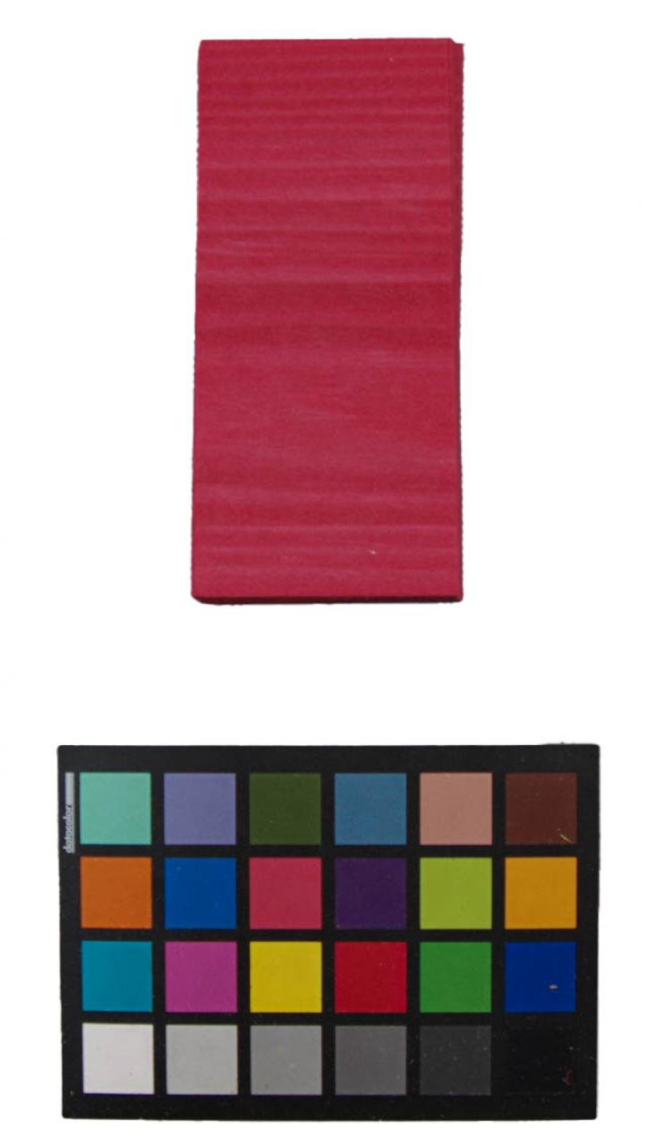 Tulipier, rot gefärbtes -Furnier (0,5mm) - 0,41m² (24Stk. x 9cm x 19cm)