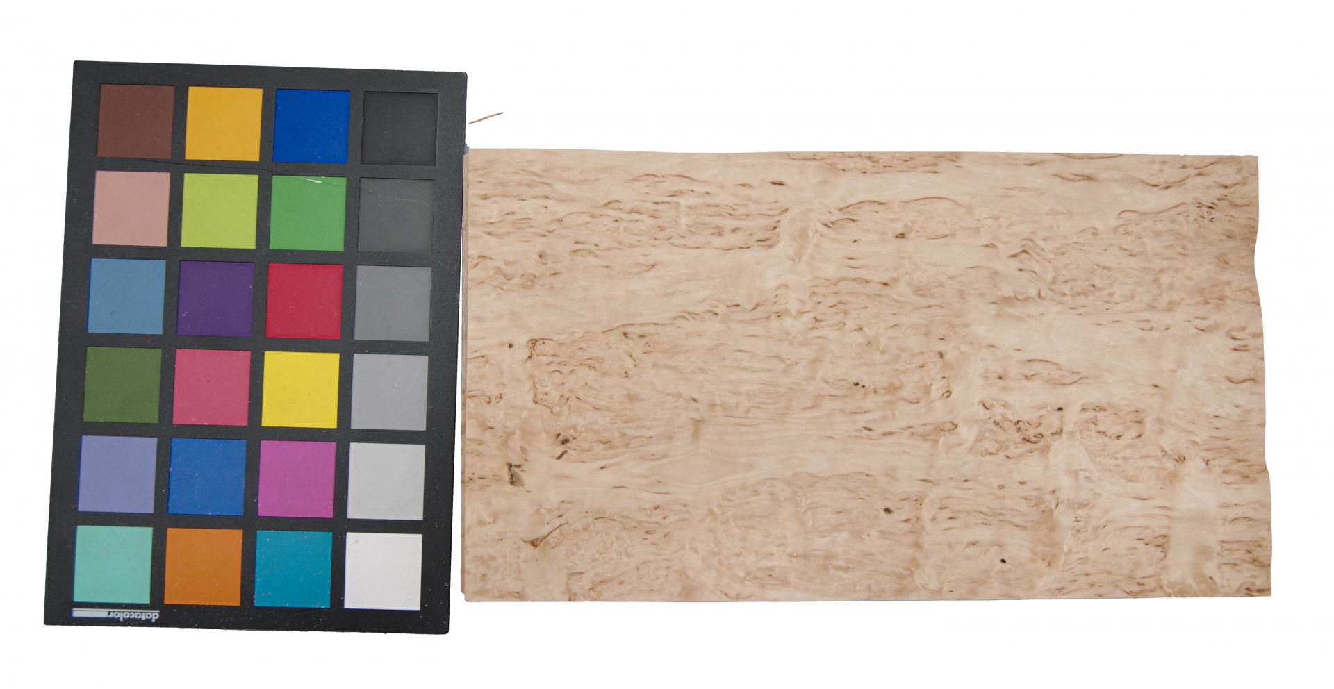 Birke Maser -Furnier (0,6mm) - 0,8m² (19Stk. x 28cm x 15cm)