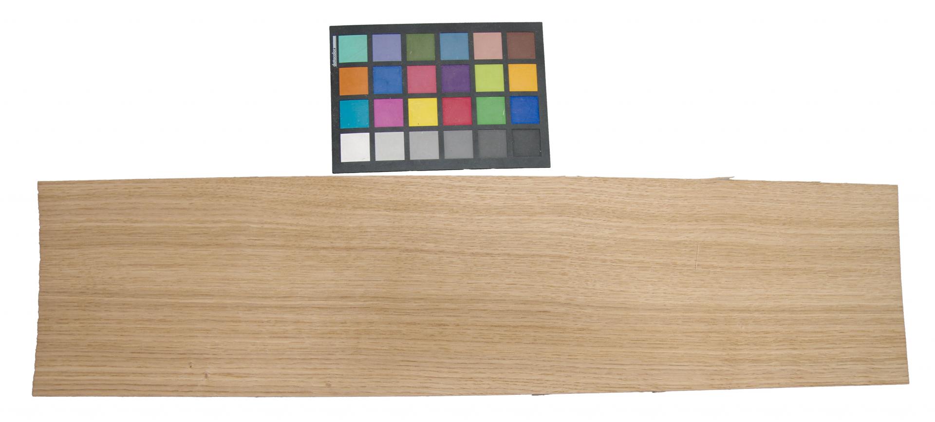 European Oak, - veneer (2,2mm) - 0,87m² (6pcs. x 78cm x 18,5cm)