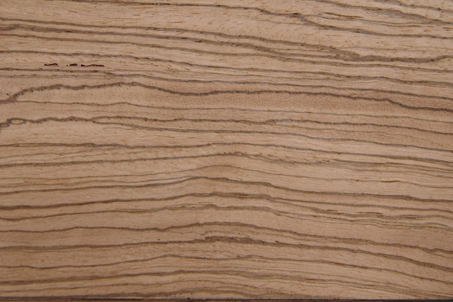 Zebrano -Furnier (0,6mm) - 0,41m² (18Stk. x 19cm x 12cm)
