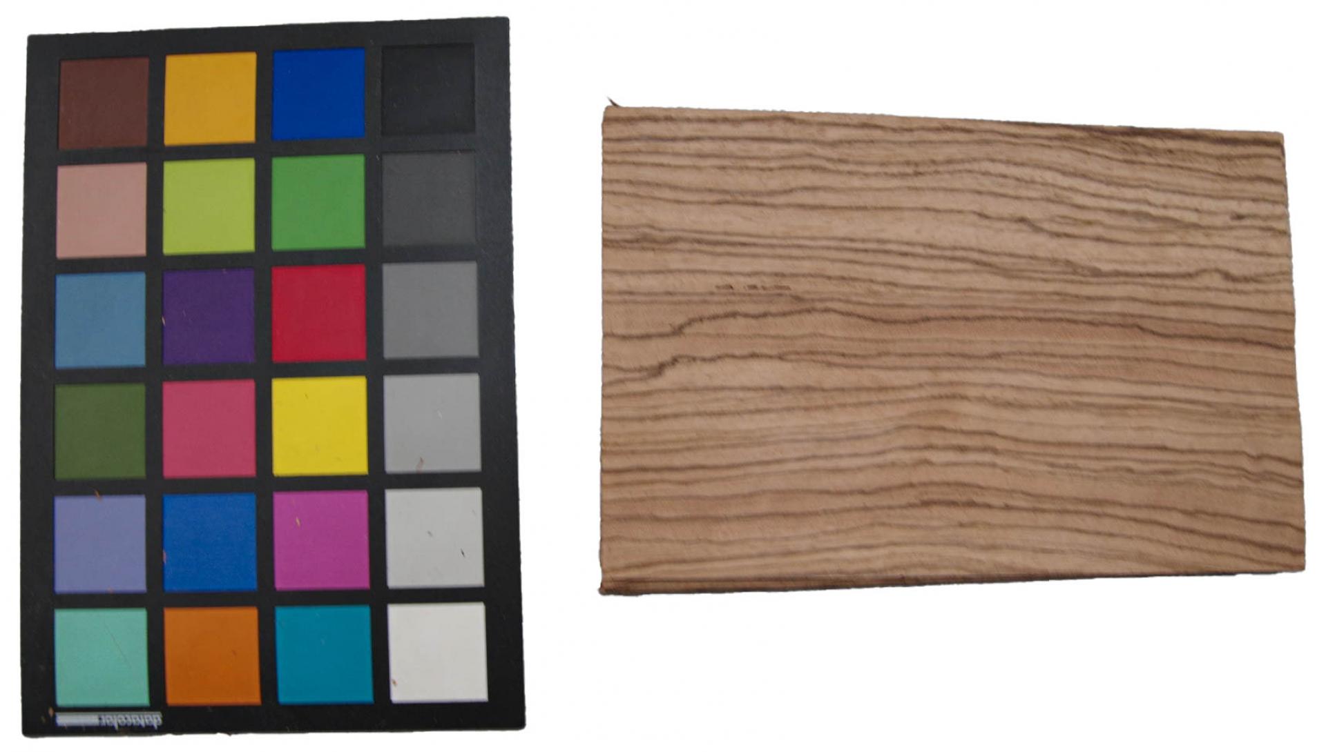 Zebrano -Furnier (0,6mm) - 0,41m² (18Stk. x 19cm x 12cm)