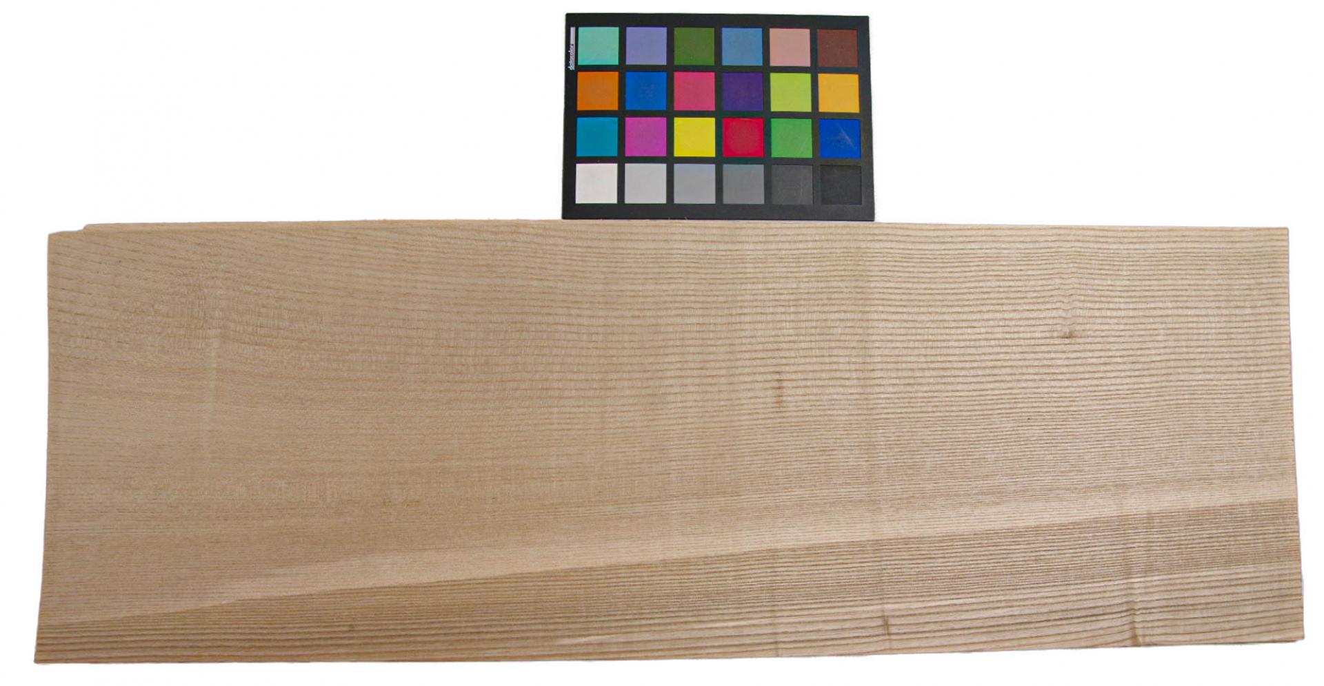 Olive Ash, veneer with Colour reference card