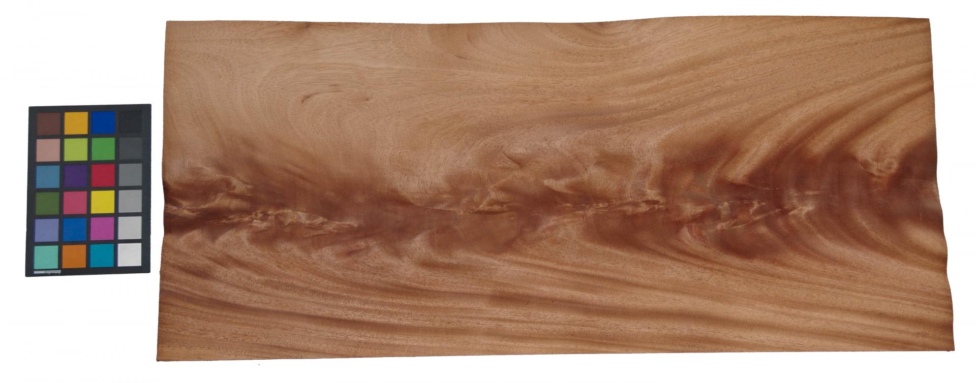 American Mahogany Crotch, - veneer (0,6mm) - 2,78m² (8pcs. x 89cm x 39cm)