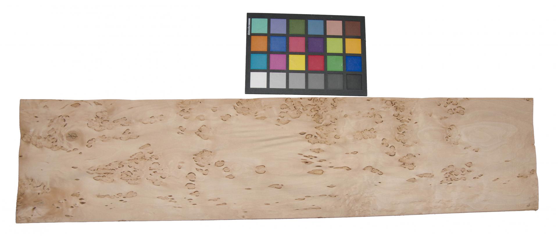 Birke Maser -Furnier (0,6mm) - 2,33m² (16Stk. x 81cm x 18cm)