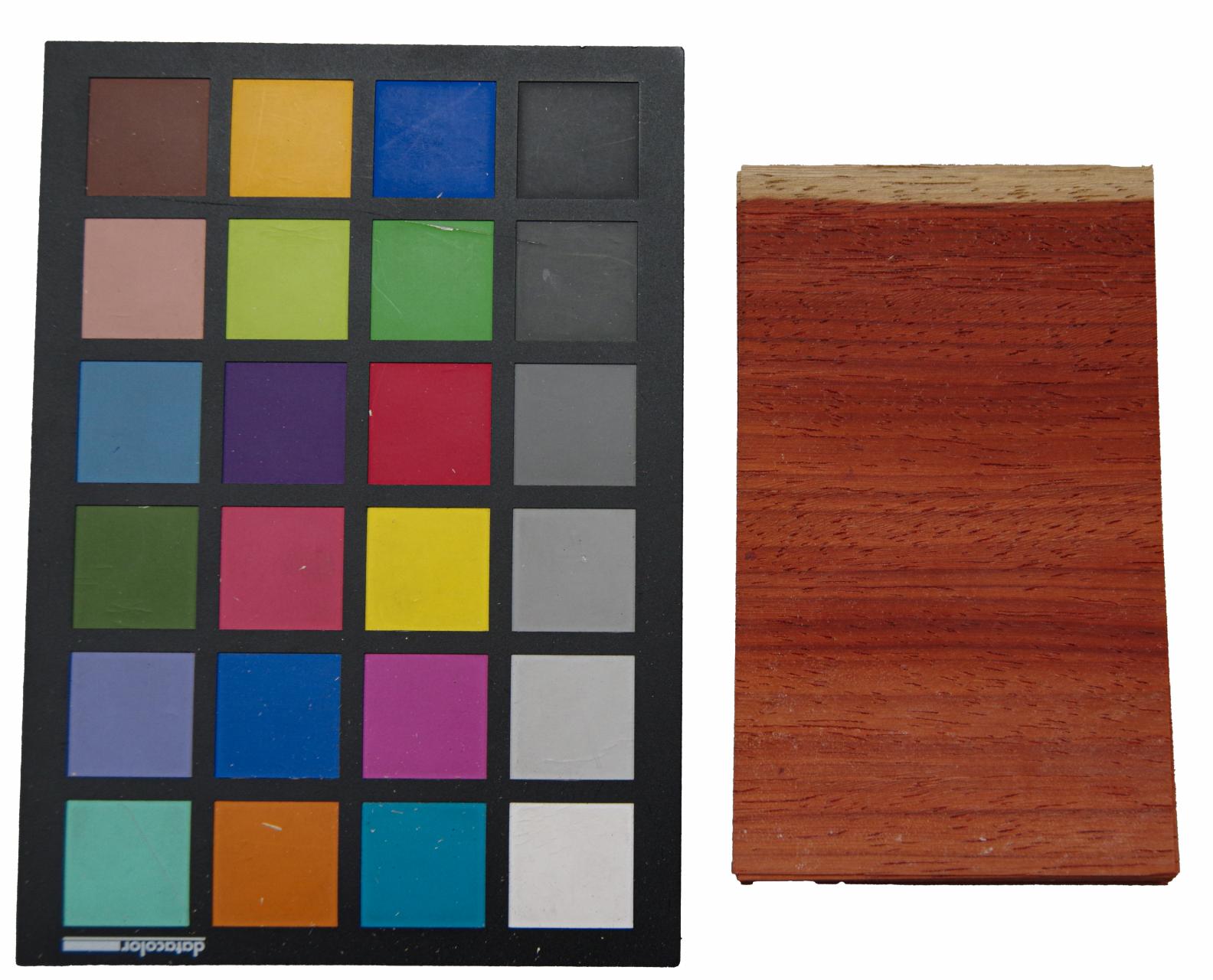 Padouk, afrikanisch -Furnier (0,6mm) - 0,25m² (22Stk. x 8cm x 14cm)