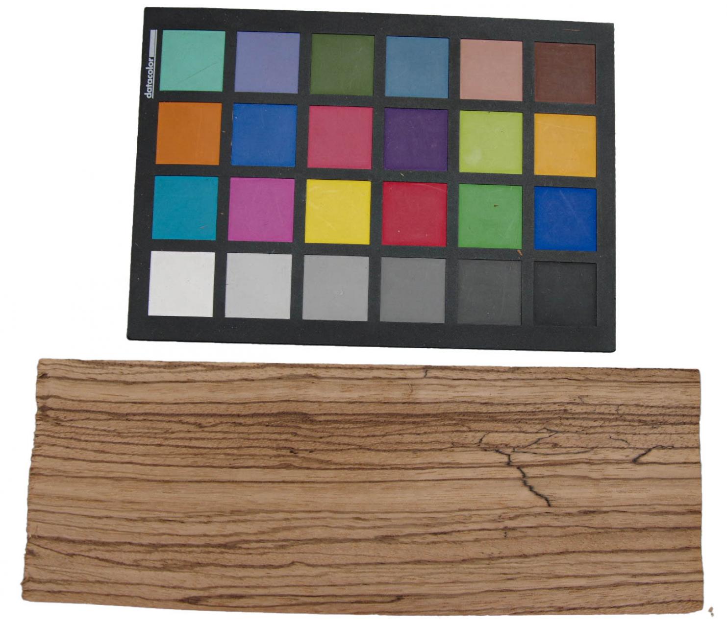 Zebrano -Furnier (0,6mm) - 0,37m² (16Stk. x 26cm x 9cm)