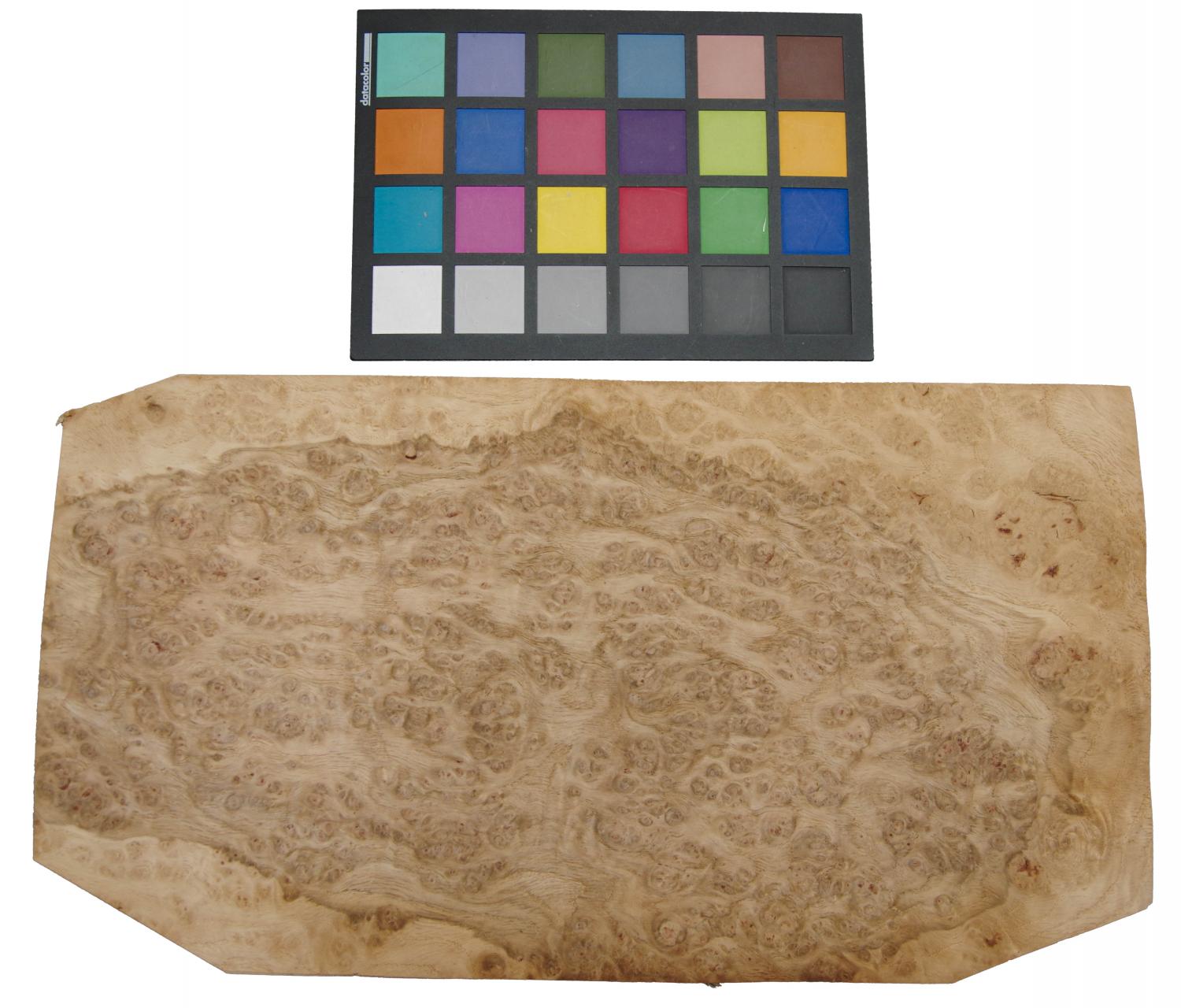 Eiche, Maser (Roseneiche) -Furnier (0,6mm) - 1,36m² (17Stk. x 38cm x 21cm)