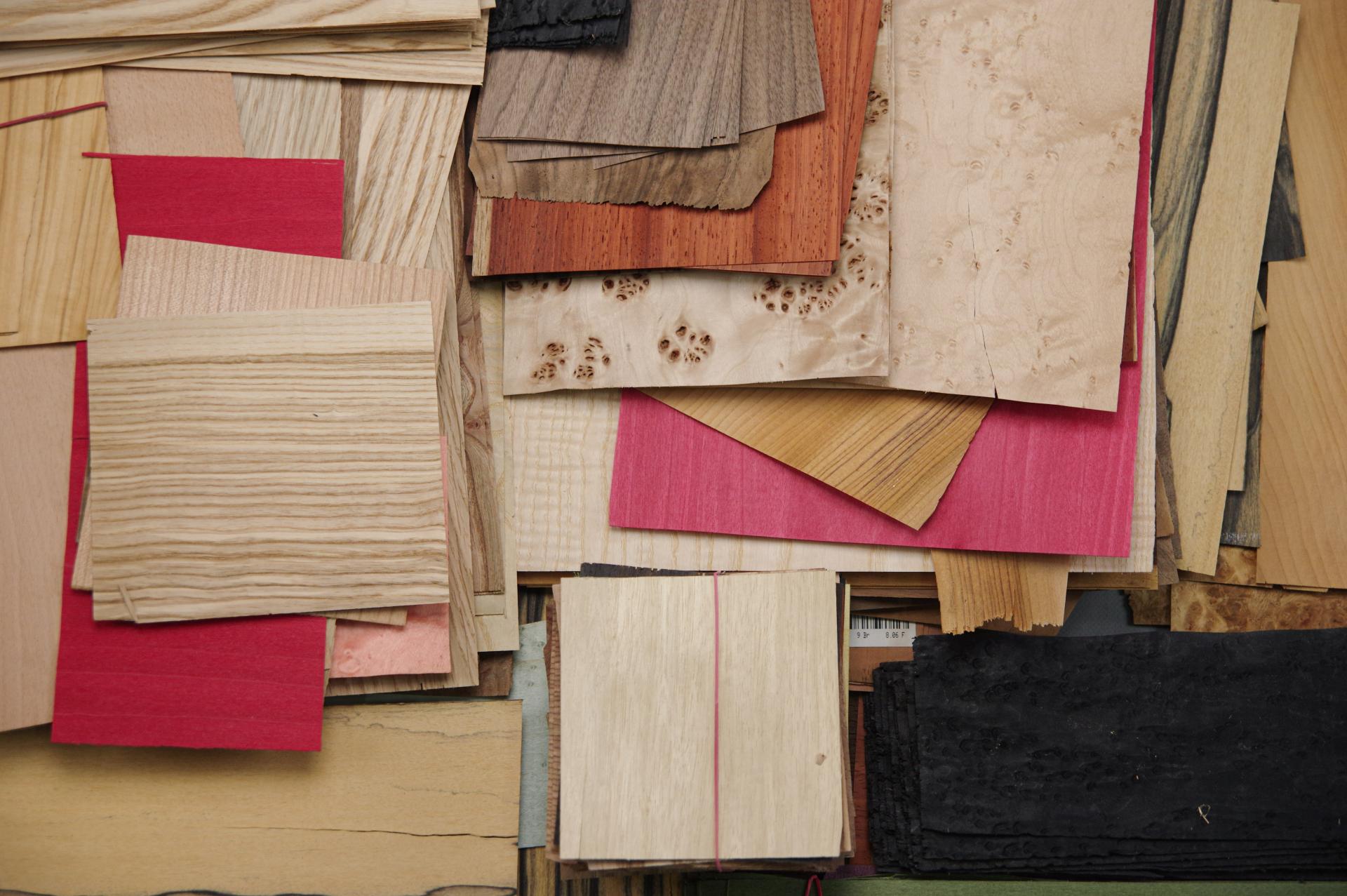 Furniere für Intarsien Mischung