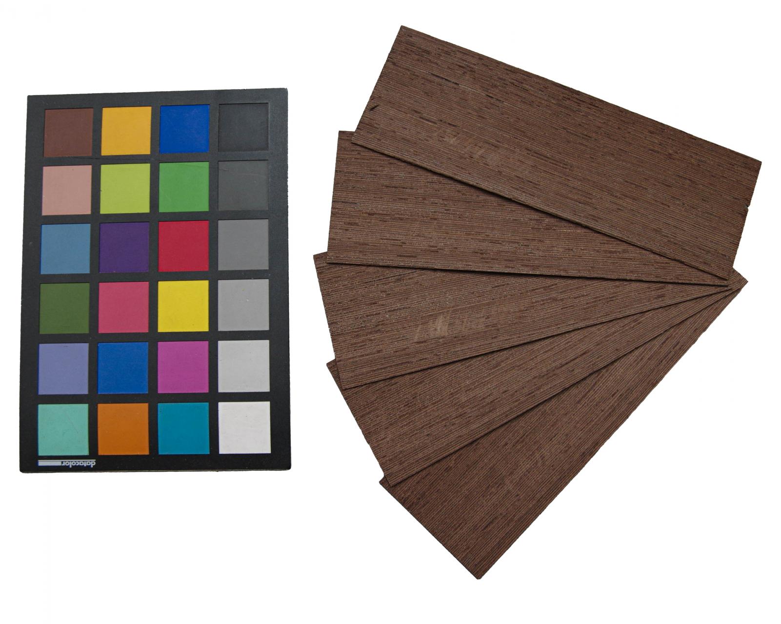 Wenge -Furnier (1,4mm) - 0,06m² (5Stk. x 20cm x 6,5cm)