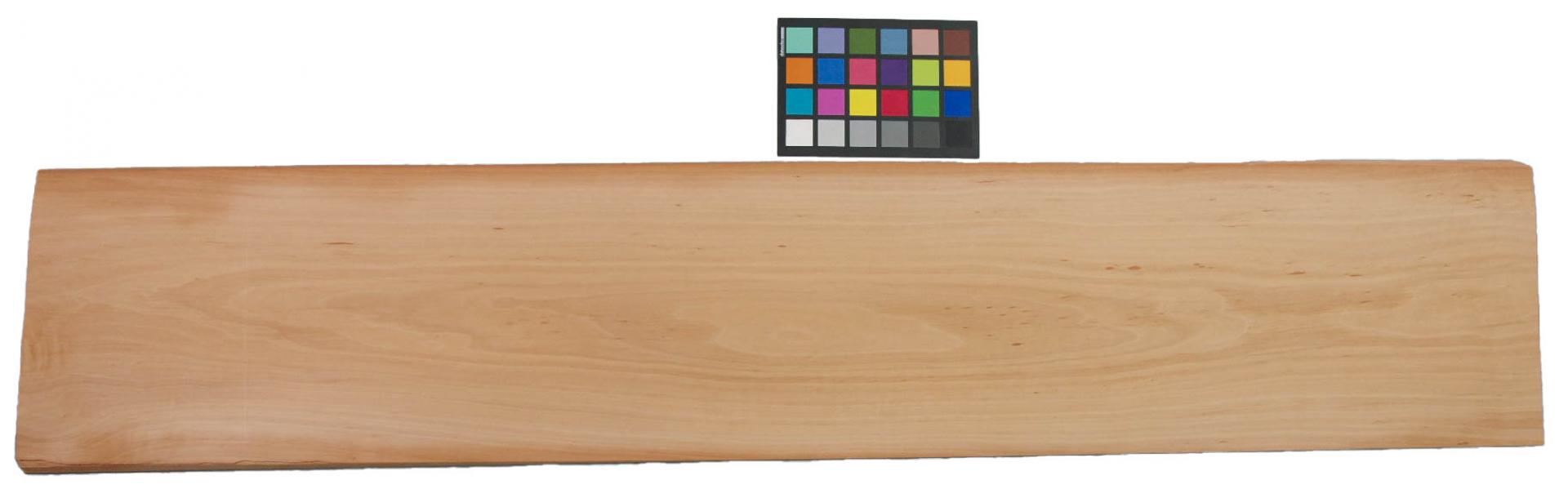 Pear, veneer with Colour reference card
