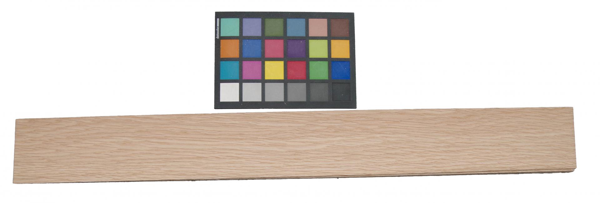 Eiche, europäische -Furnier (0,9mm) - 0,8m² (12Stk. x 78cm x 8,5cm)