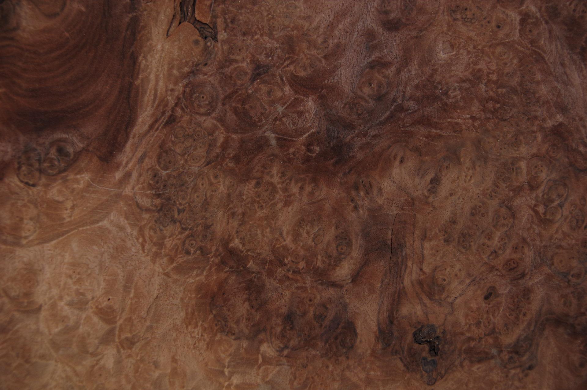 Californian Walnut Burl, - veneer (0,6mm) - 2,12m² (11pcs. x 55cm x 35cm)