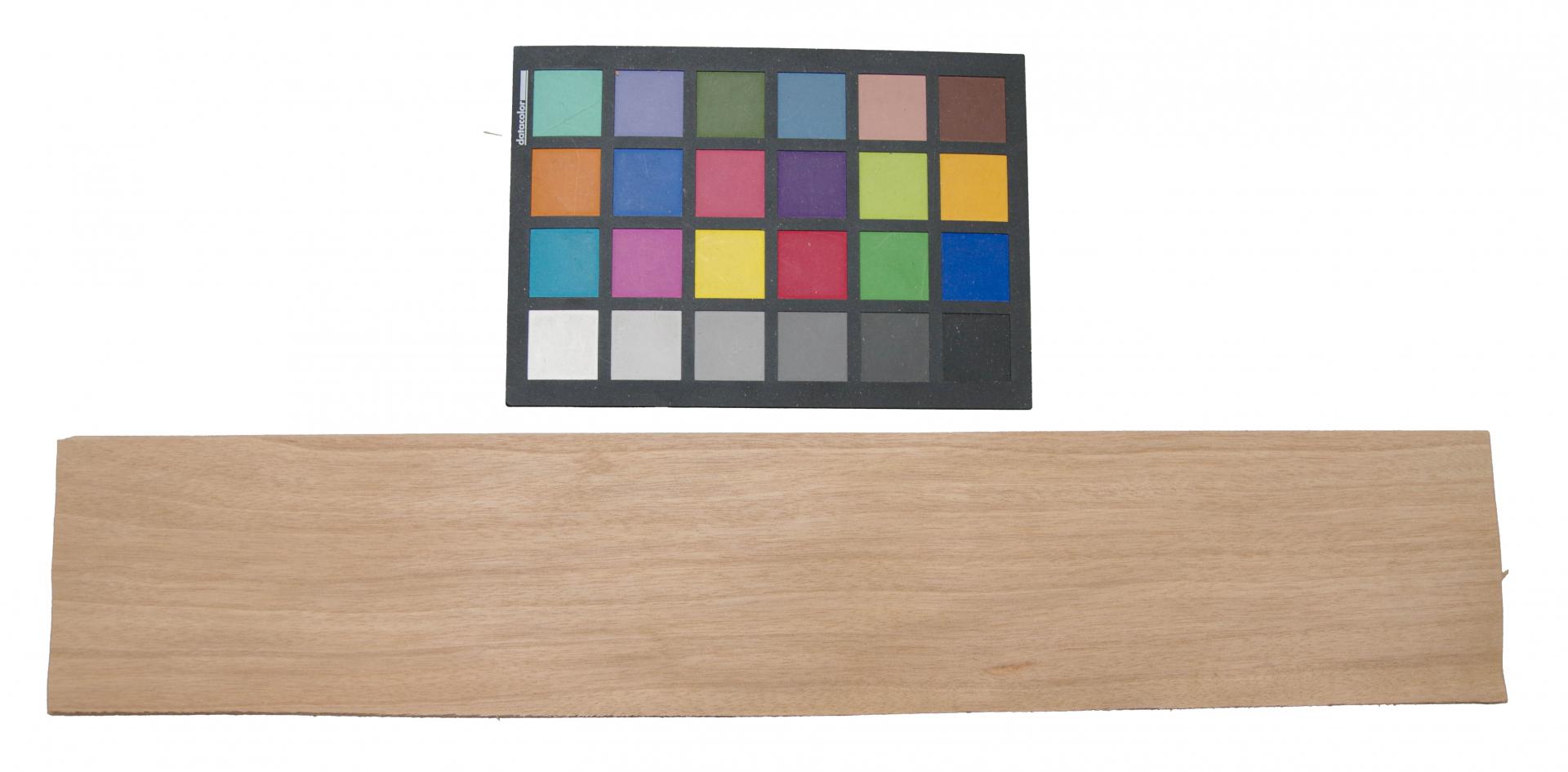 Anegre, - veneer (0,6mm) - 1,59m² (30pcs. x 53cm x 10cm)