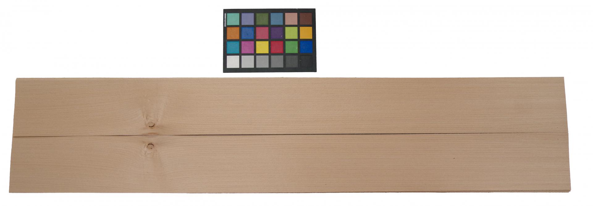 Buche -Furnier (0,6mm) - 3,2m² (24Stk. x 116cm x 11,5cm)