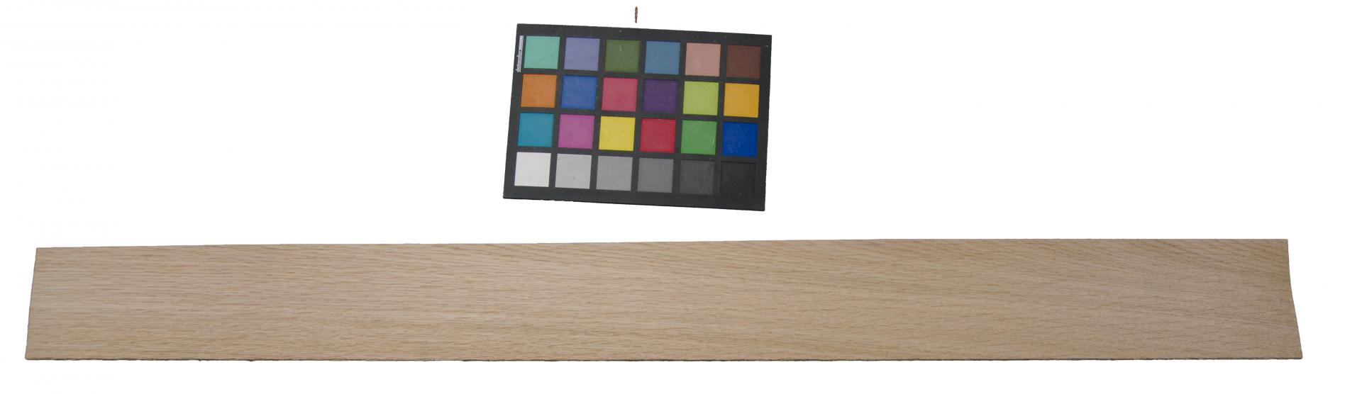 European Oak, - veneer (0,9mm) - 0,4m² (5pcs. x 95cm x 8,5cm)