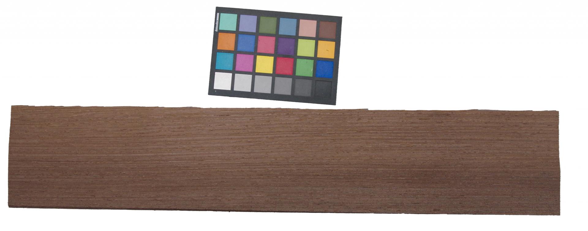 Wenge -Furnier (0,6mm) - 1,26m² (10Stk. x 84cm x 15cm)