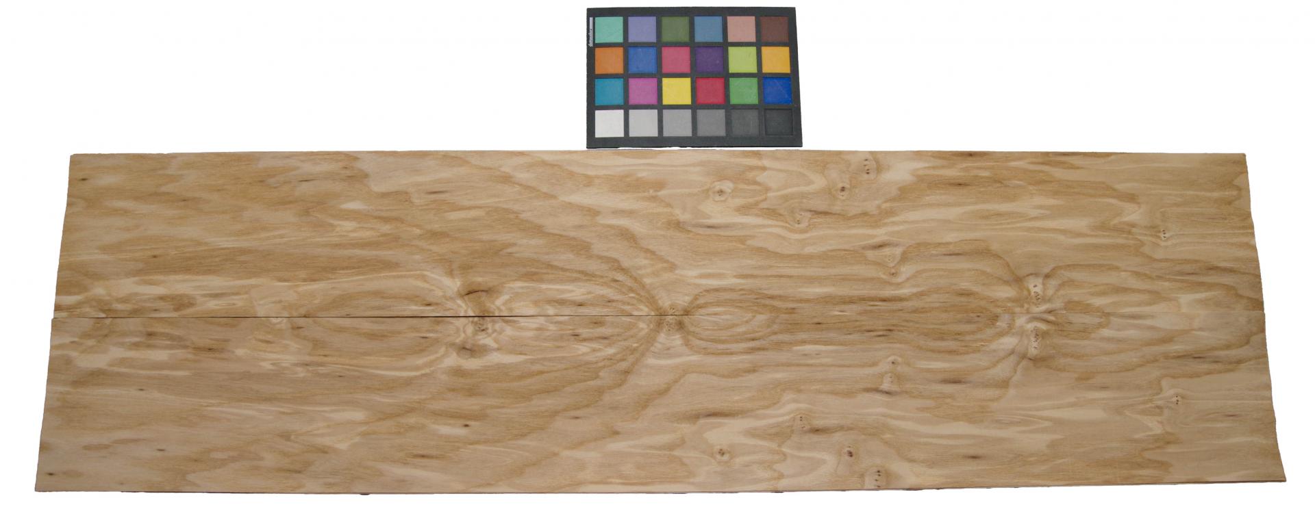 Esche Maser; oliv -Furnier (0,6mm) - 0,97m² (6Stk. x 108cm x 15cm)