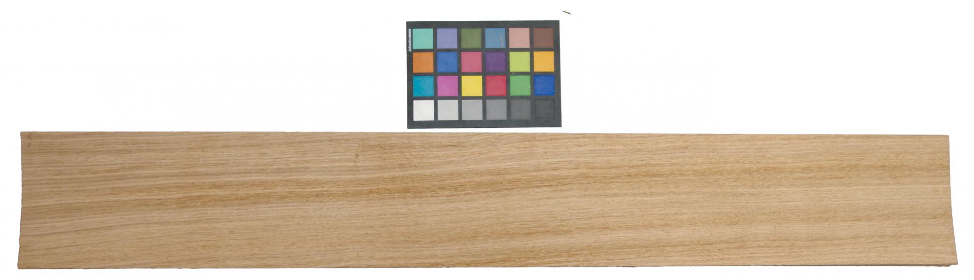 European Oak, - veneer (2,2mm) - 1,25m² (6pcs. x 116cm x 18cm)