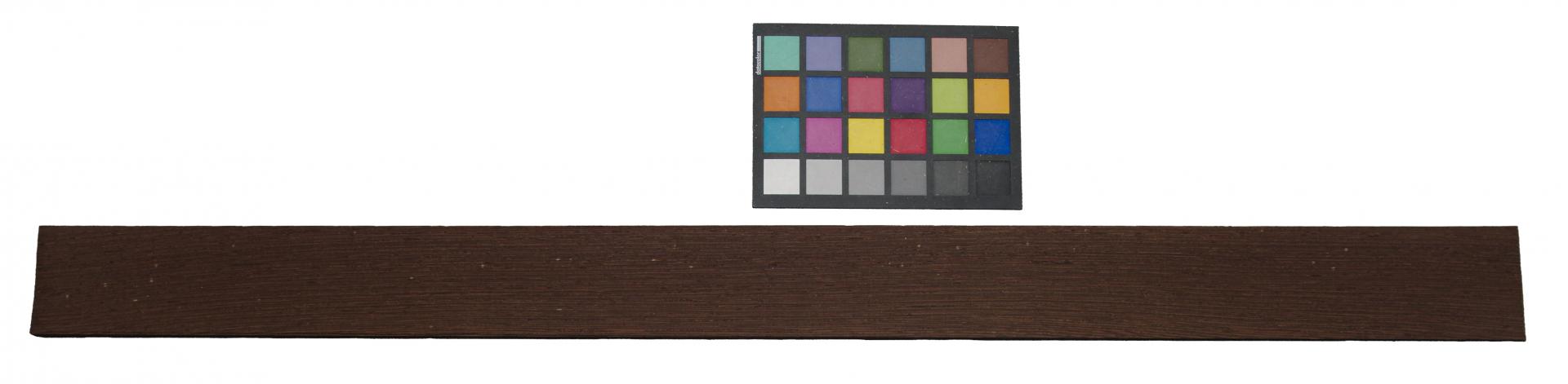 Wenge -Furnier (0,6mm) - 1,27m² (16Stk. x 106cm x 7,5cm)