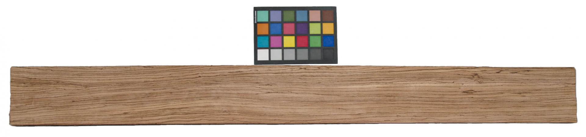 Zebrano -Furnier (0,6mm) - 3,46m² (19Stk. x 135cm x 13,5cm)