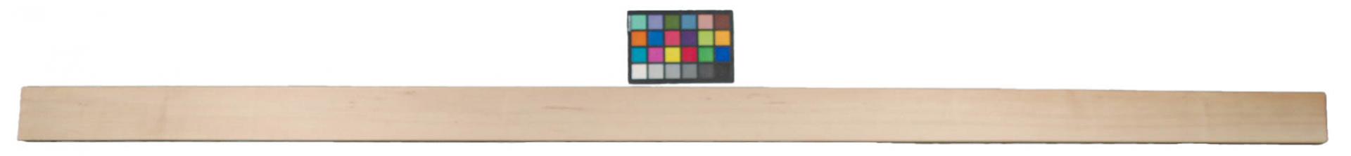 Hard Maple, veneer with Colour reference card